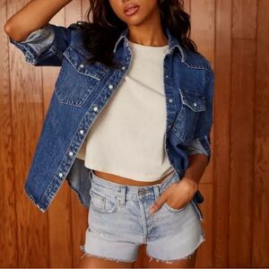DENIM FORUM Aritzia Women's The Yoko Short size 27